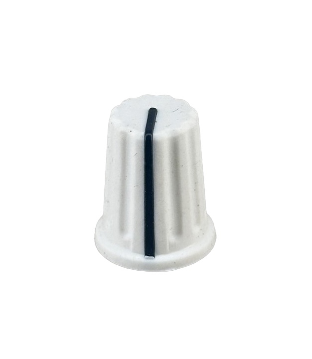 White Pioneer DJ controller knob 16x20mm D-Shaft