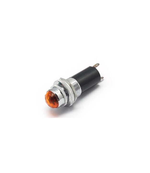 16mm Yellow Diamond Head Led Indicator Lamp Panel Mount 220V