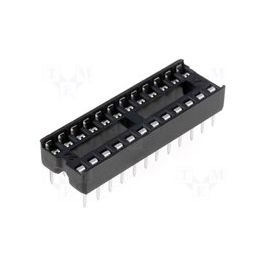100PCS 8 Pin DIP Pitch Integrated Circuit IC Sockets Adaptor Solder TypeCO